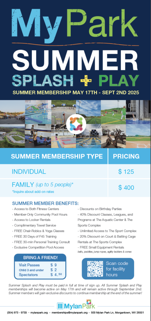 2025 Summer Splash Plus Play Membership at Mylan Park